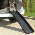 vidaXL Folding Dog Ramp Black 61.2"x15.7"x6.1"