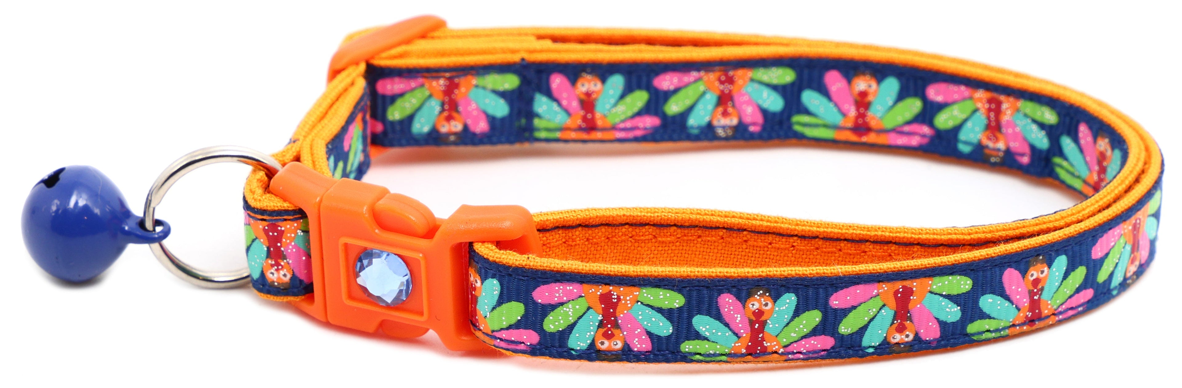 Colorful Turkeys Breakaway Cat Collar
