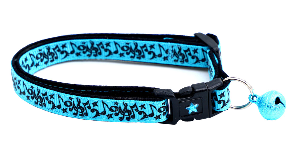 Music Notes Cat Collar