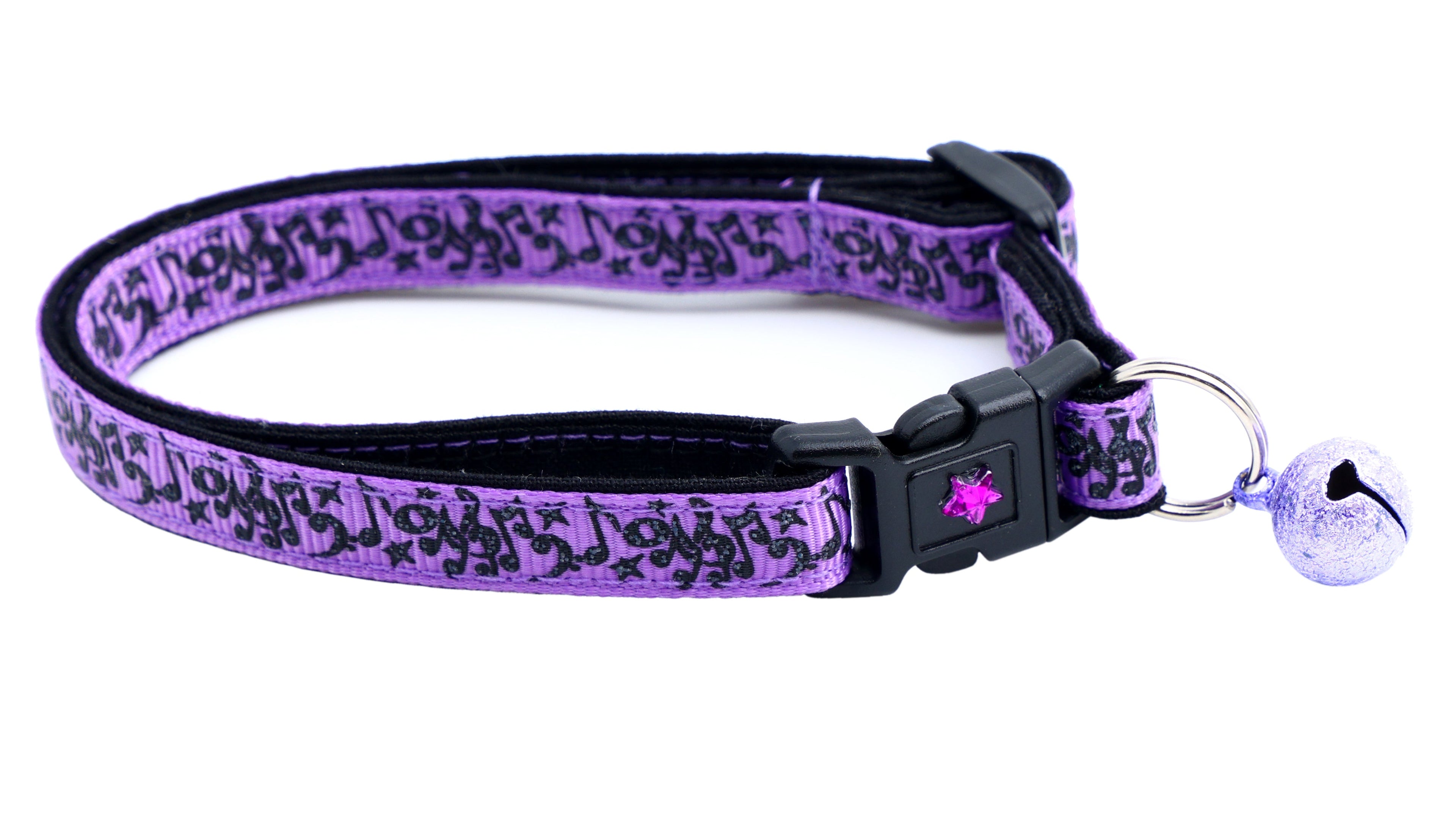 Music Notes Cat Collar