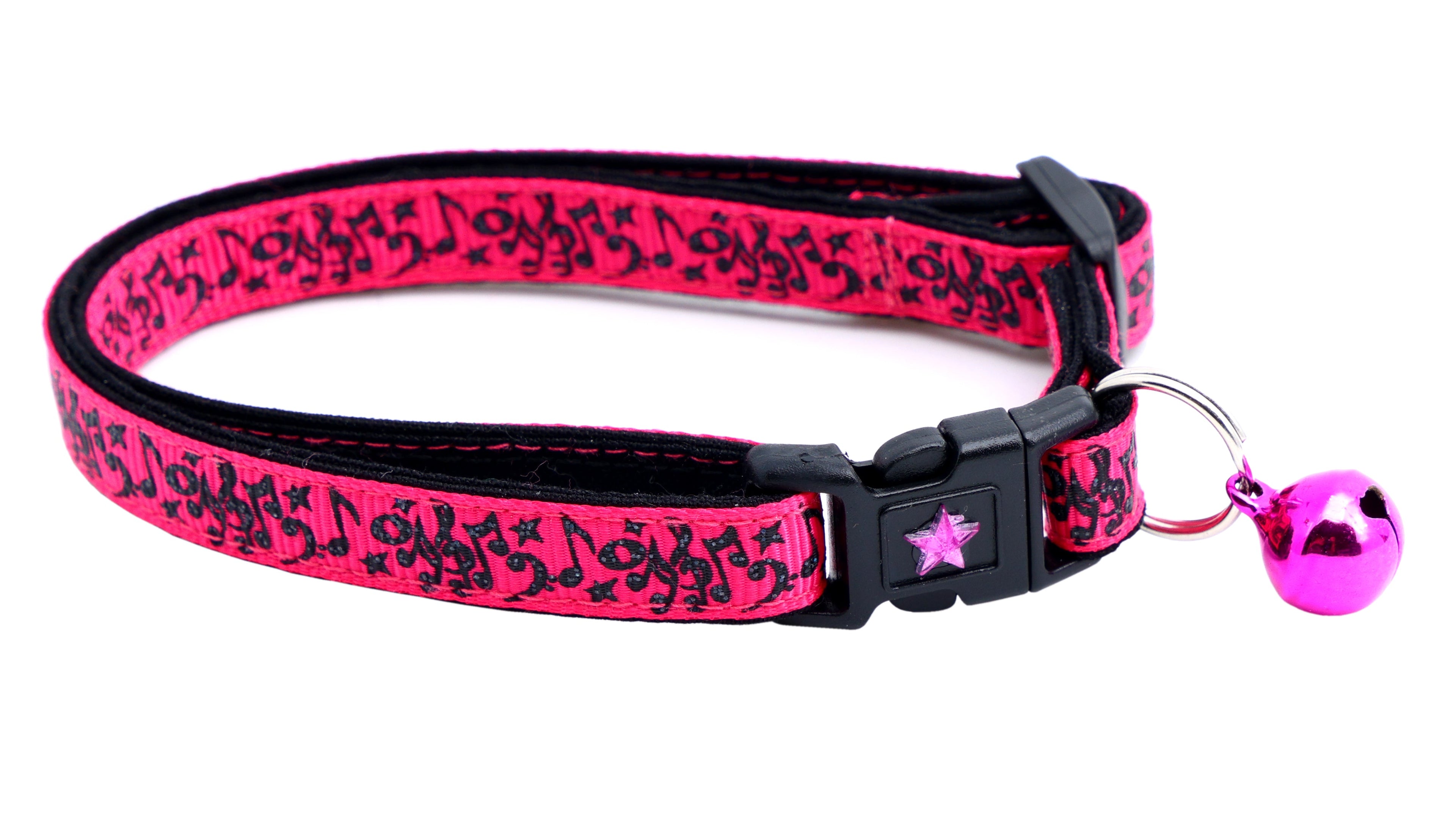 Music Notes Cat Collar