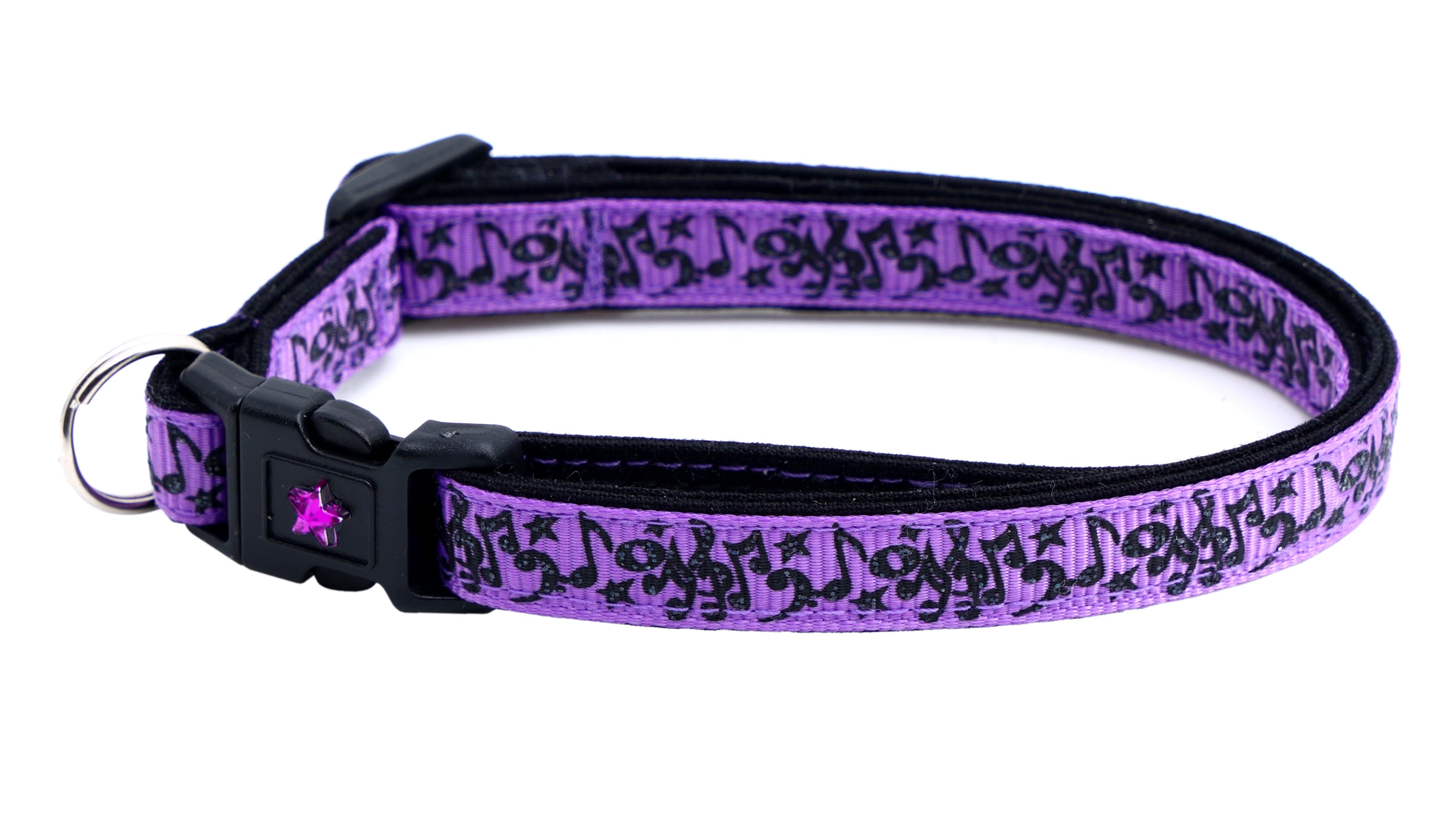 Music Notes Cat Collar