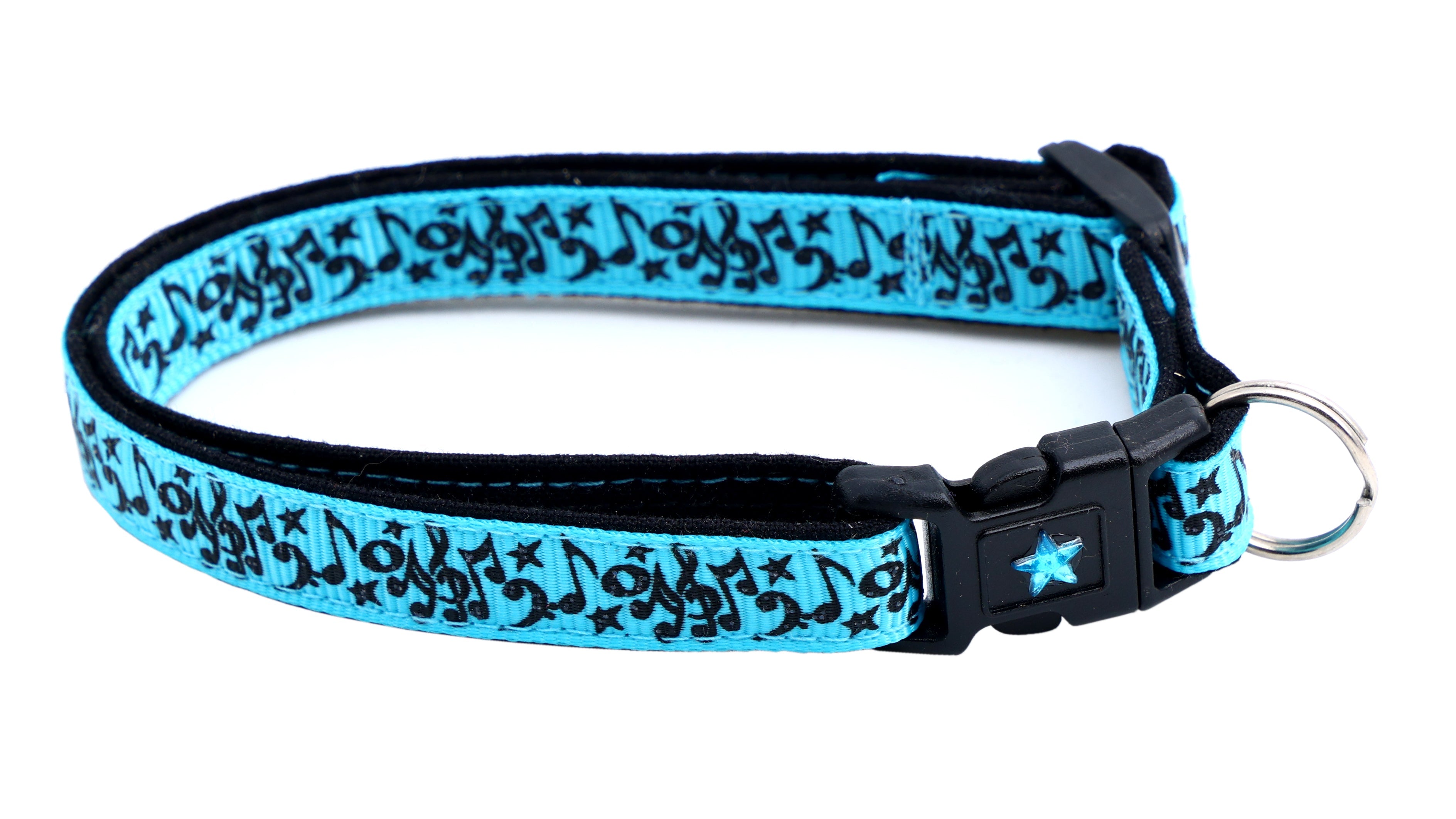 Music Notes Cat Collar