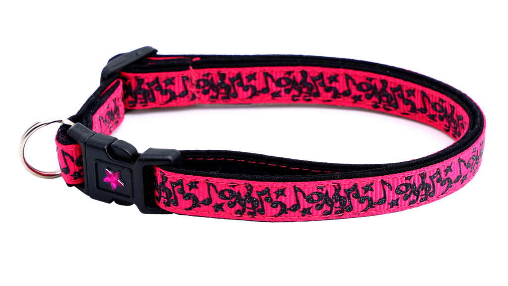 Music Notes Cat Collar