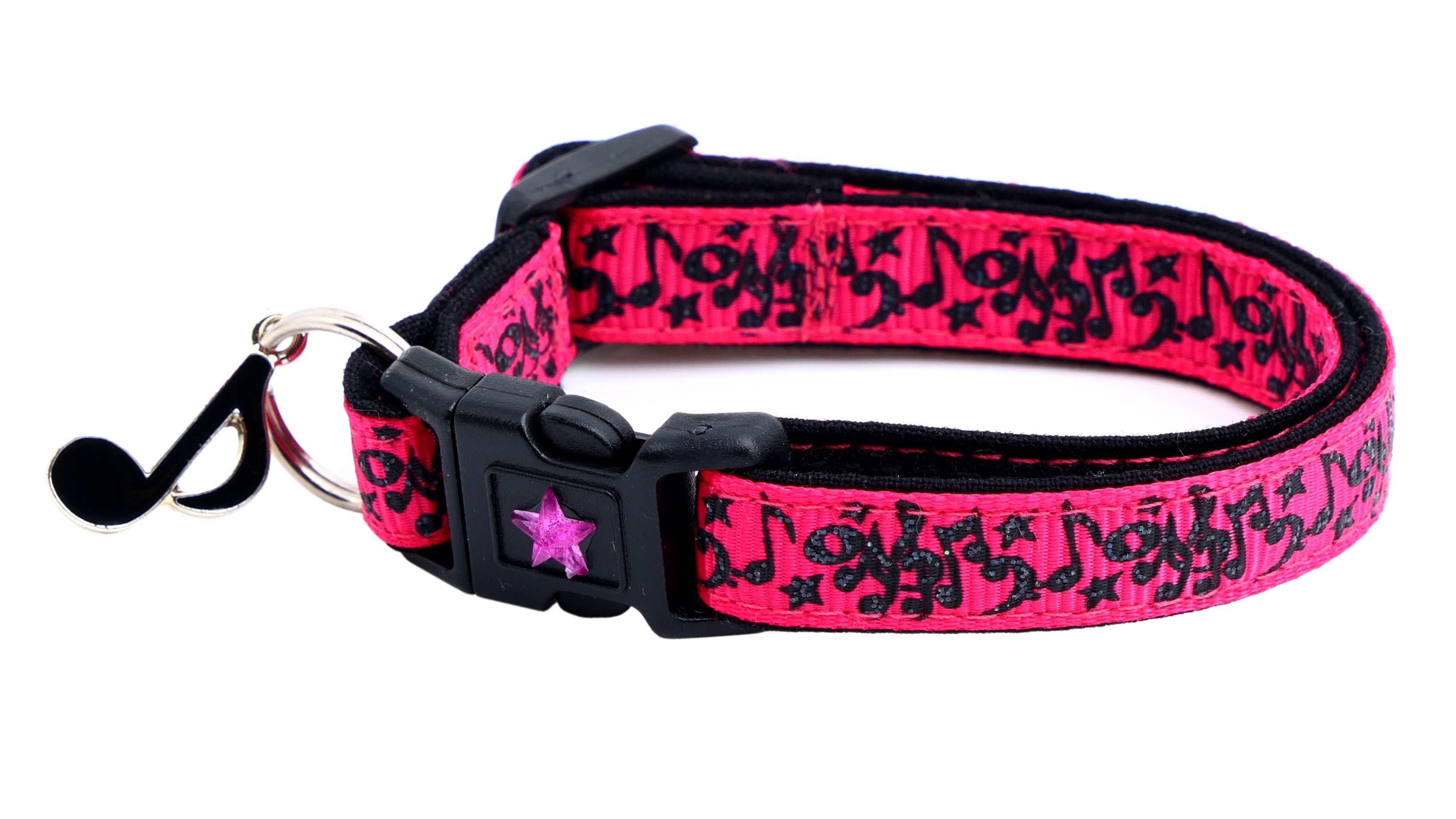 Music Notes Cat Collar