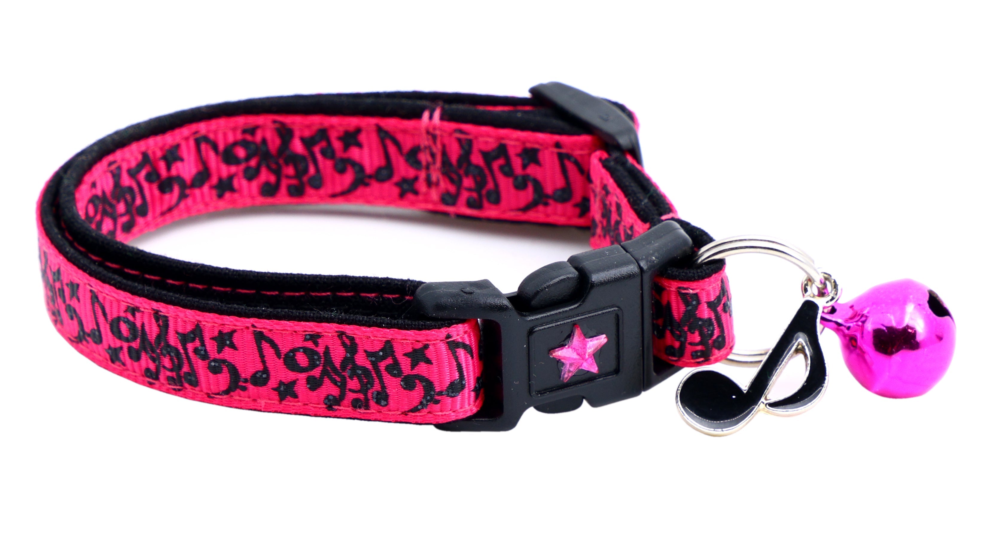 Music Notes Cat Collar
